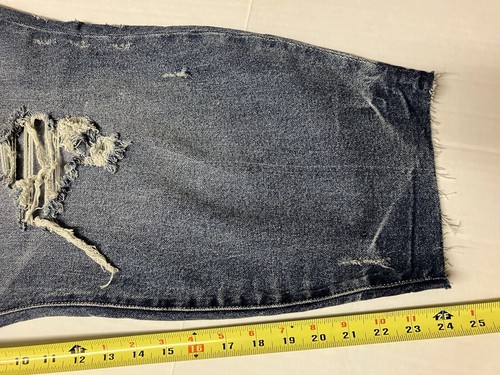 Torrid High Rise Straight Crop Jeans Women Plus Size 28 S Stretch Distressed New - 第 3/12 張圖片