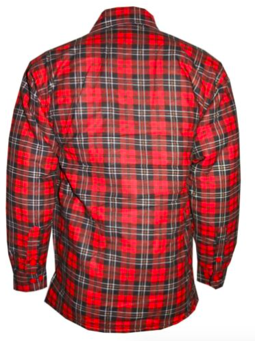 EuroStyle Men's Padded Work Shirts Quilted Cotton Lumberjack Check Shirt (M-2XL) - Picture 29 of 36