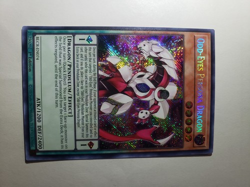 Yugioh! Odd-Eyes Persona Dragon - BLCR-EN074 - Secret Rare - 1st Edition Near Mi - Picture 1 of 2