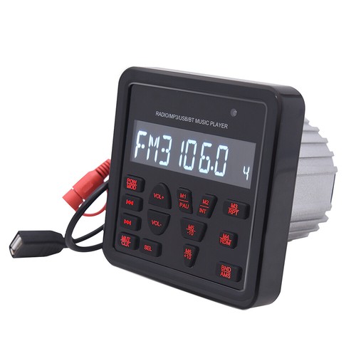 Reproductor de MP3 Receptor Estéreo Sistema de Radio Estéreo Conexión Inalámbrica para Barco Coche - Imagen 10 de 20