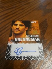 2010 Topps UFC Series 4 Autograph Onyx #50/88 Charlie Brenneman #FA-CB 1st Auto
