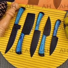 CUSTOM HANDMADE FORGED CARBON STEEL CHEF KNIFE KITCHEN KNIVES CHEF SET AH- 2385