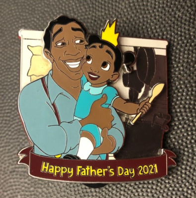 Disney pin 143717 Princess and the Frog Father's Day dad Tiana