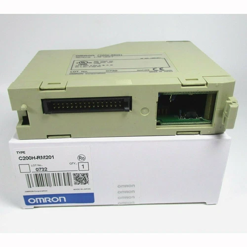  One Omron C200H-RM201 PLC Module C200H-RM201 New In Box Expedited Shipping - Picture 1 of 3