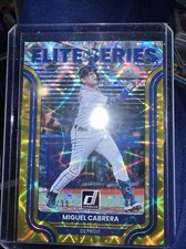 2022 Panini Donruss Elite Series Gold /99 Miguel Cabrera #ES-11