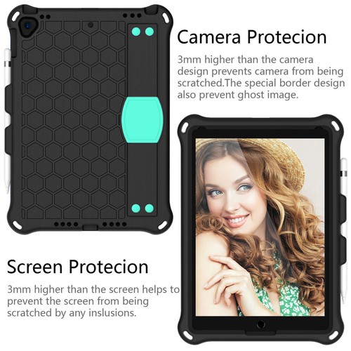 Funda Resistente Soporte Armadura Con Correa Cubierta Para iPad 9º 8º 7º 6º 5º Gen - Imagen 69 de 71