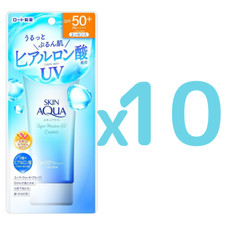 x 10 lot ROHTO Skin Aqua Super Moisture UV Essence Sunscreen SPF50 PA New