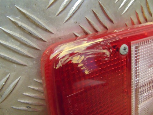 VW T4 Pritsche Doka Rücklicht Bremslicht Rückleuchte hinten rechts Scheibe Glas - Bild 2 von 6