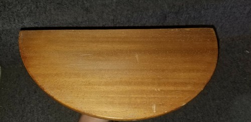 vintage decorative crafts handmade wooden sconce shelf made in italy  11.75"  t - Picture 7 of 7