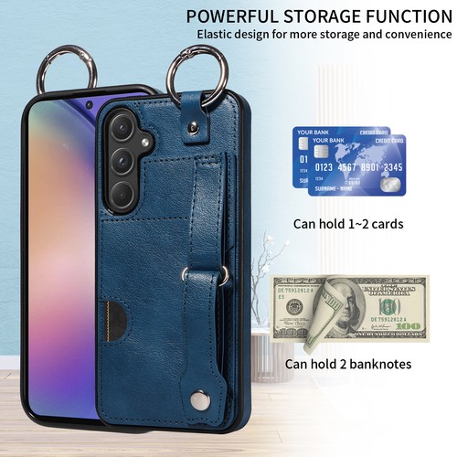 Card Slot Shockpoof Phone Case With Strap For Samsung Galaxy A72 A52 A25 A14 A04 - Picture 47 of 76