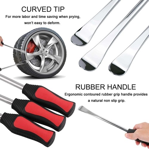 ✨ Steel Tire Spoon Lever Iron Kits Professional Motorcycle Tire Changing Tool ✨ - Imagen 4 de 9
