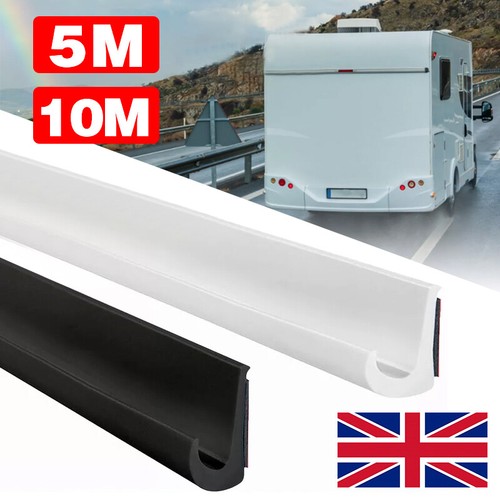 5/10m Drip Stop Rain Deflector Gutter Caravan Awning RV Motorhome Rain Gutter - Picture 9 of 13