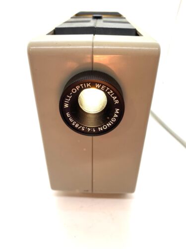 Braun Diaprojektor D7 Will Optik Wetzlar Maginon 1:4,5/85 mm - Bild 4 von 5