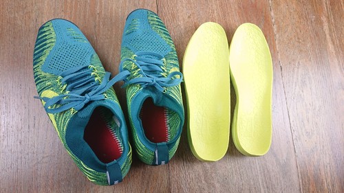 Nike Flyknit blau limette Damengröße 8,5 US - Bild 5 von 5