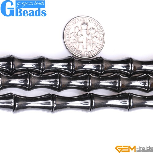 Natural Agate Aventurine Bamboo Knot Shape Charms Beads Jewelry 15" 20-30pcs - Picture 124 of 124