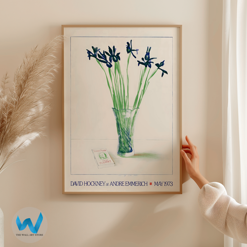 David Hockney Still Life Emmerich Gallery NYC Poster - 12X16/16X20/18X24/24X36 - Picture 7 of 11