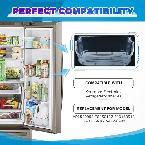 240356402 AP2549958 240430305 contenedor de puerta refrigerador transparente para Kenmore Gibson - Imagen 3 de 6