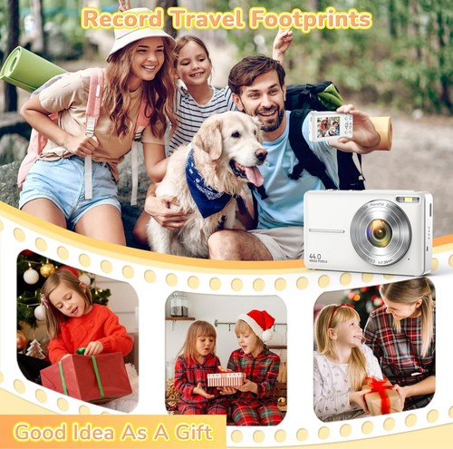 Digital Camera, Newest Camera for Kids with 32GB Card, 16X Zoom,1080P Point - Picture 5 of 7
