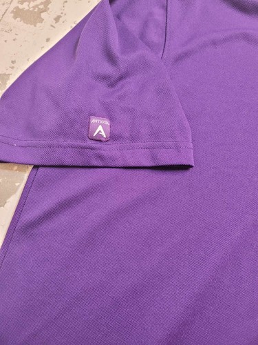 Antigua Men's LSU Polo Style Shirt, Size Large, Purple/Gold - Picture 2 of 6
