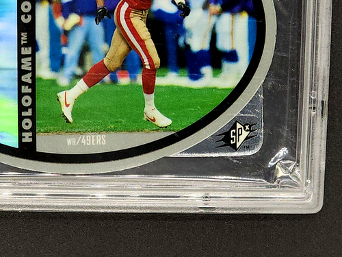 1996 SPX Holofame #Hx5 Jerry Rice HOF Insert PSA 8 NM-MT *Only 11 Graded Higher* - Picture 7 of 11