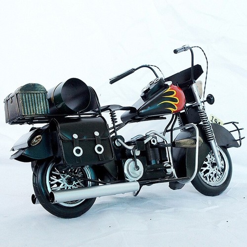 Rustic Iron Art Handmade Motorcycle Model Collection Metal Motorbike Sculpture - Picture 13 of 19