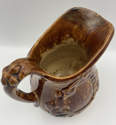 Bennington Rockingham Glaze Yellow Ware Water/Milk Pitcher VTG - Picture 6 of 10