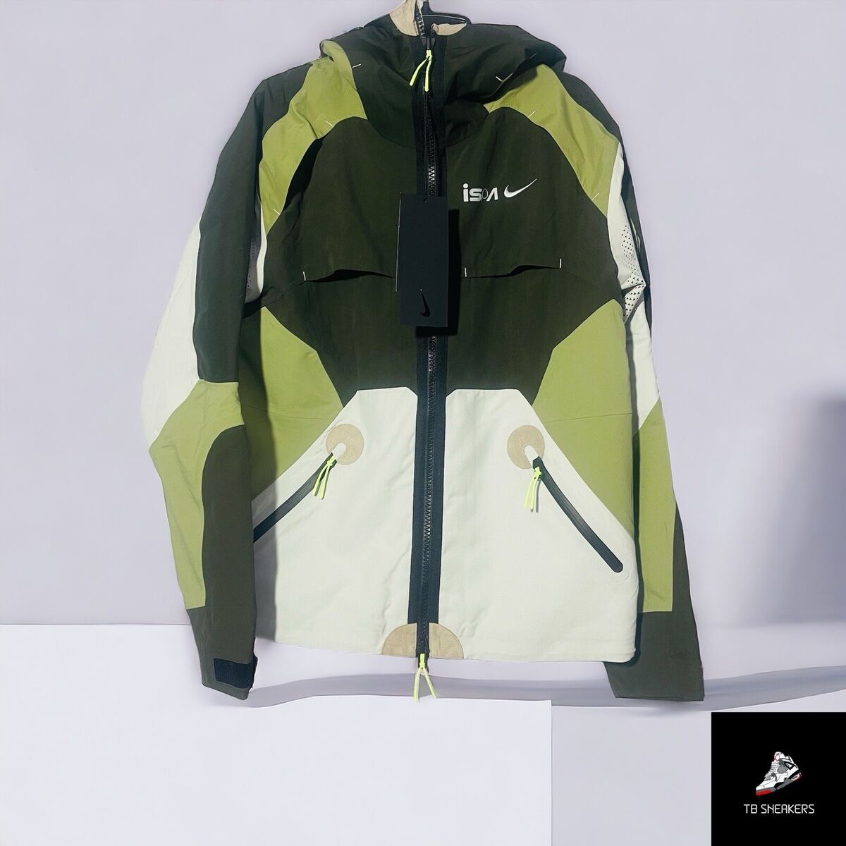 Men's Size S - NIKE ISPA JACKET (SEQUOIA/ALLIGATOR/LIGHT Men's Size S - NIKE ISPA JACKET (SEQUOIA/ALLIGATOR/LIGHT