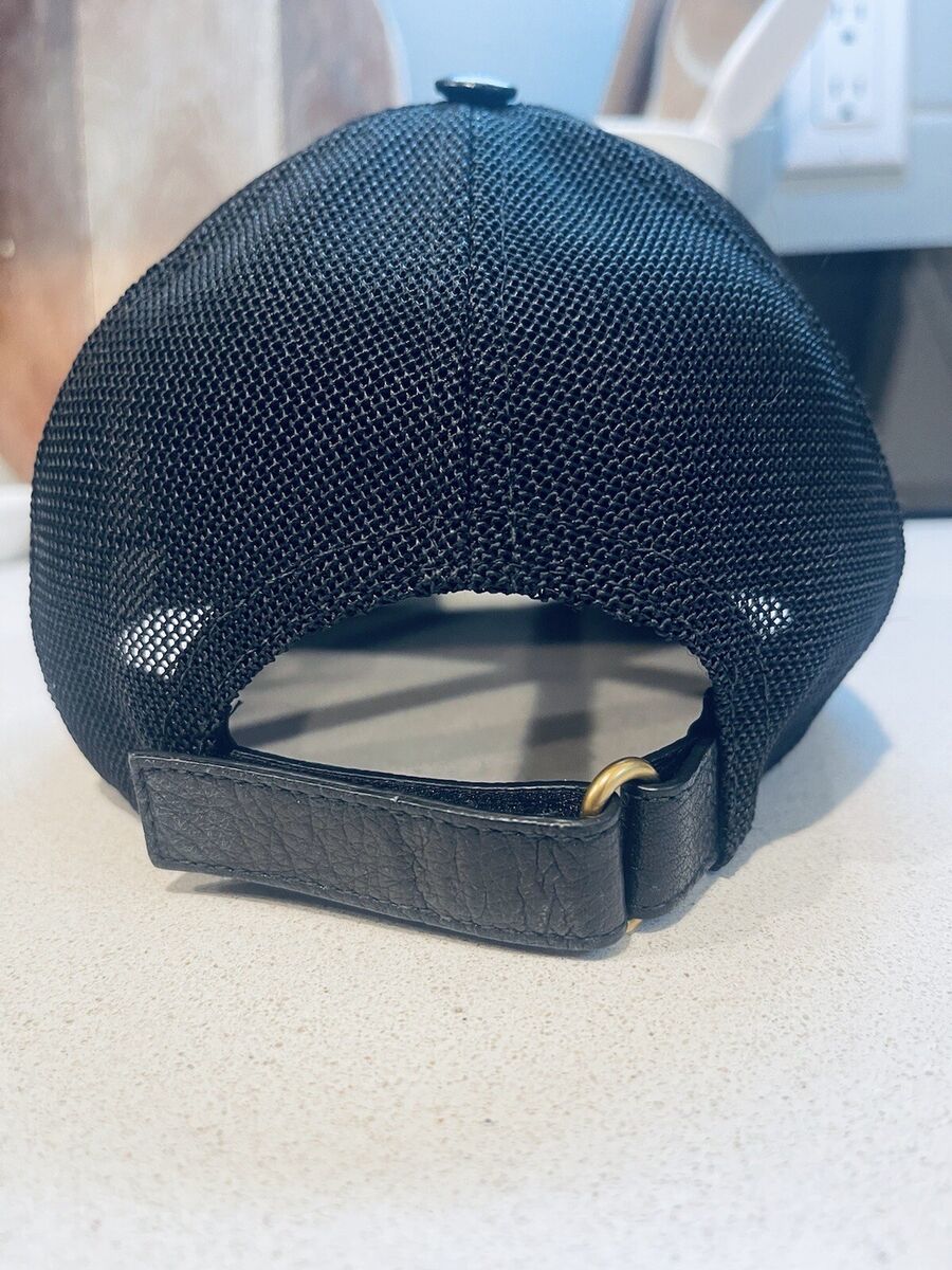 NEW AUTHENTIC GUCCI BLACK LEATHER HAT SIZE 58 MEDIUM | eBay NEW AUTHENTIC GUCCI BLACK LEATHER HAT SIZE 58 MEDIUM | eBay