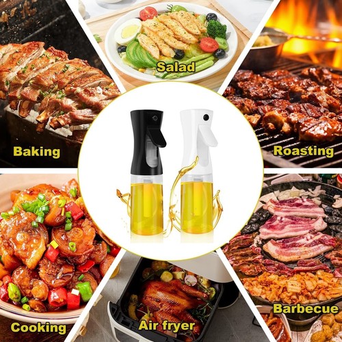 2 PCS  220ml Cooking Oil Sprayer, Olive Oil Sprayer, Olive Oil Spray Bottle - Picture 7 of 8