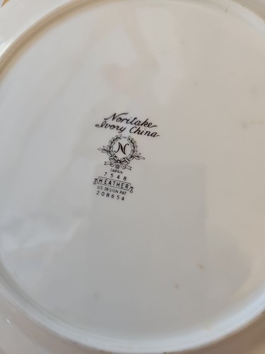 Vintage Noritake Heide 5-teiliges Gedeck Handarbeit in Japan  - Bild 9 von 9