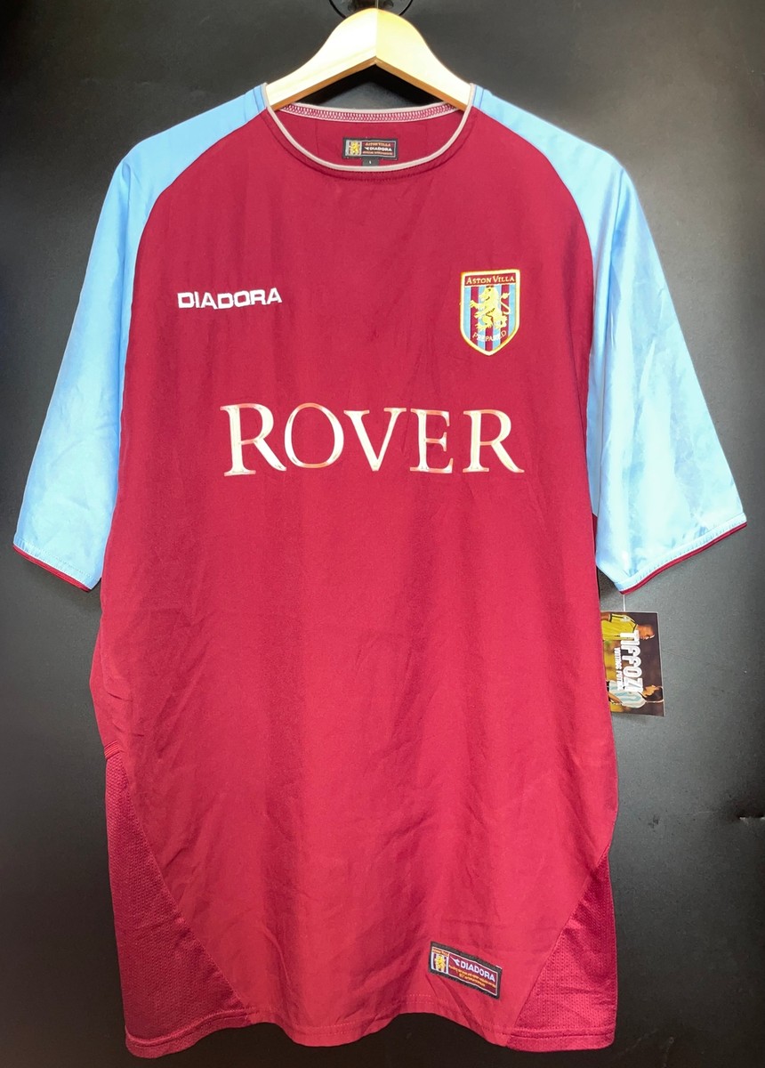 ASTON VILLA 2003-2004 ORIGINAL JERSEY Size L | eBay