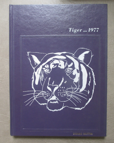 Vintage 1977 Union County High School Lake Butler Florida Yearbook Tiger Annual