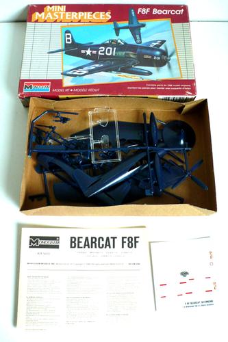 KIT MONOGRAM 1/72 ème BEARCAT F8F 1989 COMPLET N°2 - Foto 3 di 4
