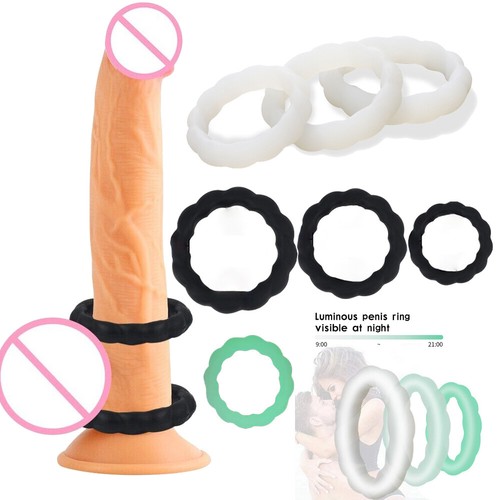 3 Stck. männlicher Leistungsverbesserungsring weiche und elastische Unterwäsche Tanga Kreis - Bild 2 von 14