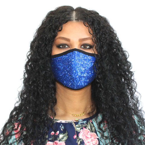 Luxury Sequin Glitter Face Mask Fashion Bling Sparkly Masks Party Wedding Mask  - Bild 18 von 26