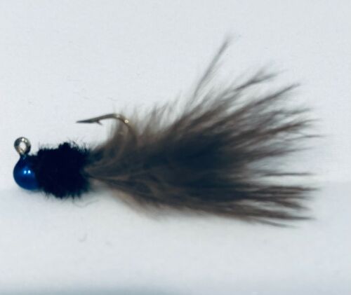 Panfish Jigs 1/80th & 1/32nd Yummies 1/2 Dozen Clean Eyes Hand Tied - Picture 2 of 26