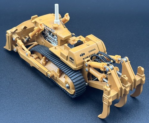 Komatsu D355A Bulldozer Ripper modellino pressofuso scala Yonezawa Diapet Giappone - Foto 8 di 16