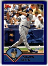 2003 Topps #110 Shawn Green Los Angeles Dodgers Baseball