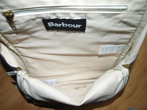 SAC A DOS BARBOUR BEACON COTON BLEU IMPRIME PHARE BLANC REF: LBA0251NY31 - Imagen 15 de 20