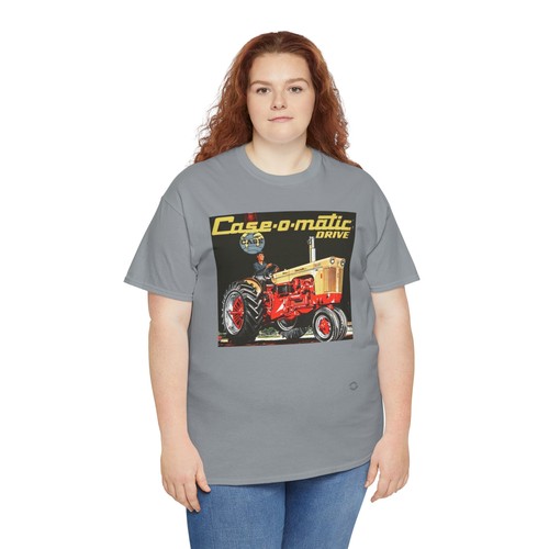 Vintage Case-O-Matic Case Tractor Retro Tee, Unisex T-Shirt for Farmers, Farming - Picture 107 of 109
