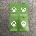 Xbox Gift Cards £60 In Total. Bought But Never Used. 4x £15 Cards In Total