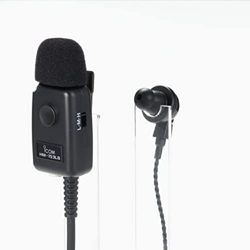 Icom Taiping Mikrofon HM-153LS Czarny Darmowa wysyłka ze śledzeniem # Nowy Japonia - Zdjęcie 2 z 3