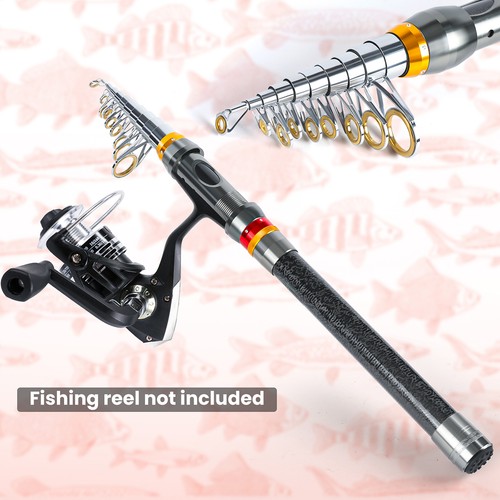 Kohlefaser Teleskop Angelrute Meer 20-50LB Salzwasser Tragbare Spinnrute - Bild 30 von 70