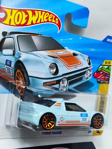Hot Wheels 2025 NEW Case Q Ford RS200 Gulf SC (Promo Combine Shipping) - Picture 3 of 3