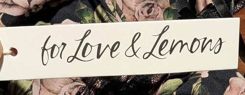 For Love And Lemons Women's Fallen Rose Print Mini Dress Black Size Small - NWT - Picture 14 of 14