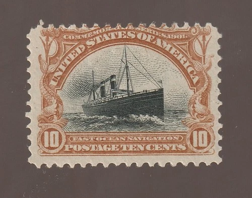 US Stamps, Collection Lot J358, scn 299, unused, previously hinged, avg center