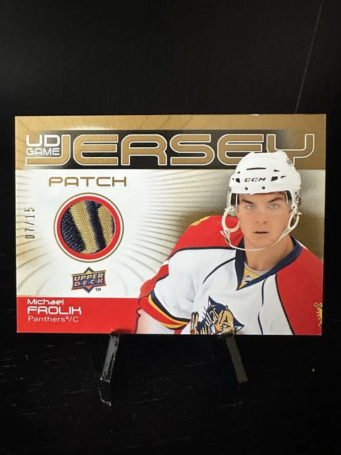 2010-11 Upper Deck - Michael Frolik Ud Game Jersey #GJ-FR Patch /15