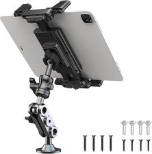 Aluminum Heavy Duty Drill Base Tablet Holder Car Mount Dashboard, 360  Adjust...