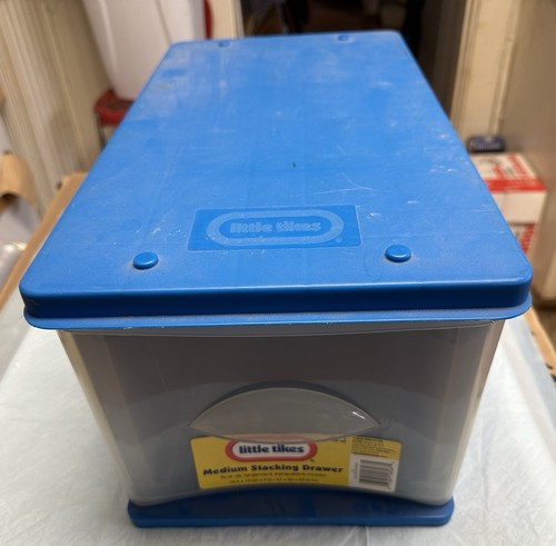 Vintage Little Tikes Medium Stapelschublade Farbe Blau - Bild 1 von 5