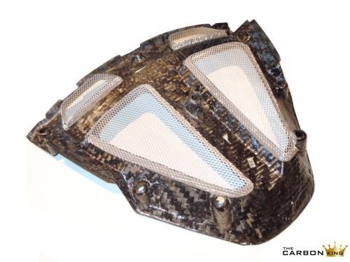 KTM RC8 & RC8R CARBON RADIATOR VEE FAIRING PANEL IN TWILL GLOSS WEAVE FIBRE - Bild 4 von 5